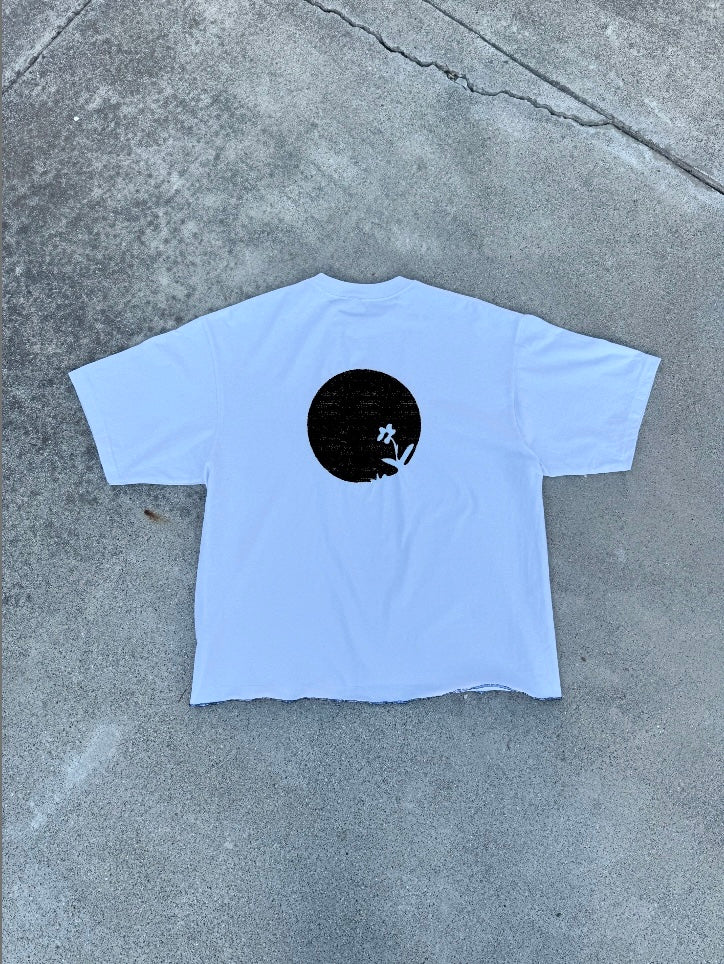 HUA Flower Embroidery Tee